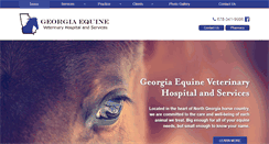 Desktop Screenshot of georgiaequinevets.com